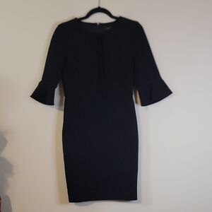 J. Crew Black Long Sleeve Dress